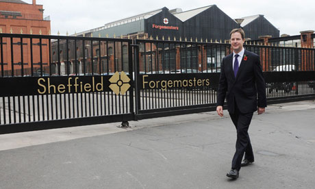 Clegg visits Sheffield