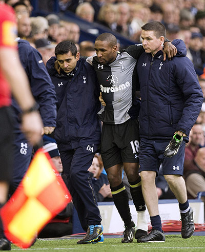 football: Tottenham Hotspur's English striker Jerm