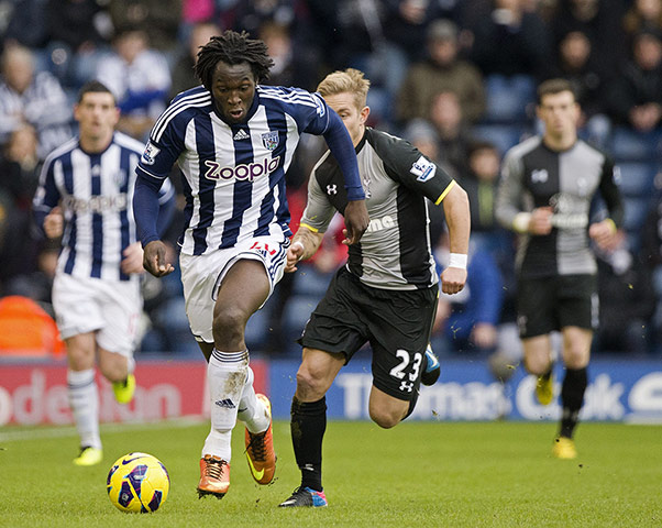 football: West Bromwich Albion's Belgian striker R