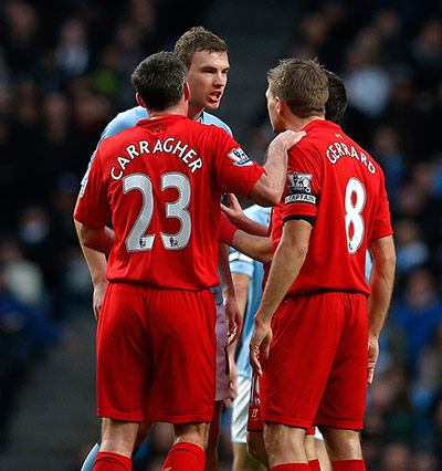 sport: Manchester City's Dzeko