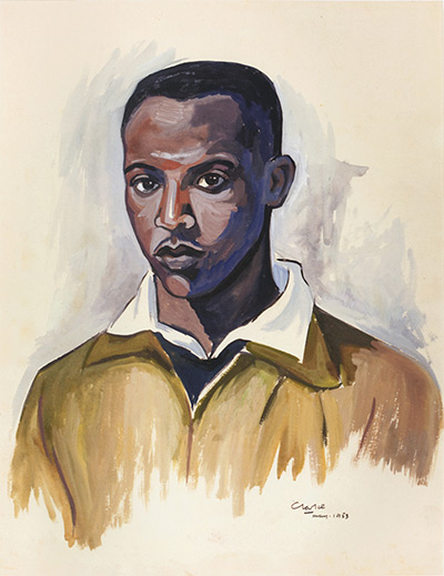 January art: Self-portrait