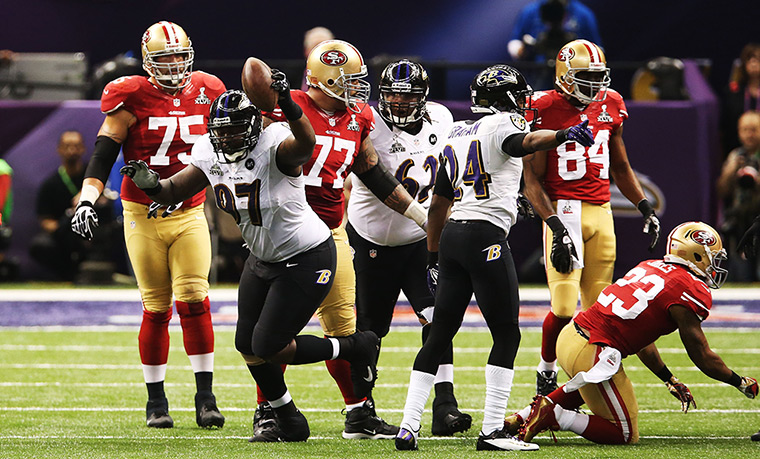 Super Bowl XLVII: Fumble! Kaepernick gets a drive going