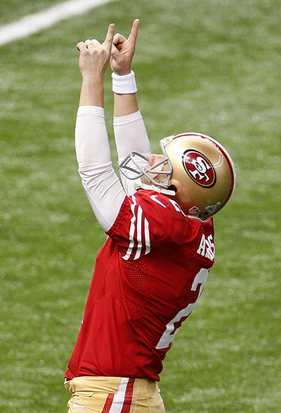 Super Bowl XLVII: David Akers gets another shot... and gets it!