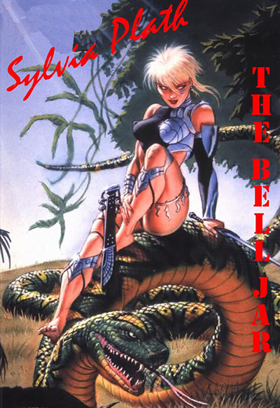 Parody book covers: Parody book cover of The Bell Jar