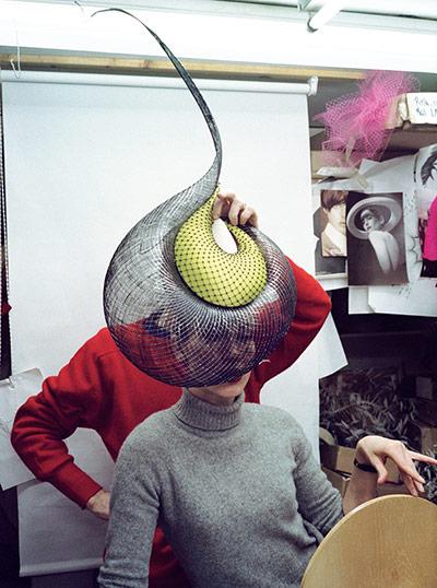 hat man gallery: In the studio, 10 February 1999
