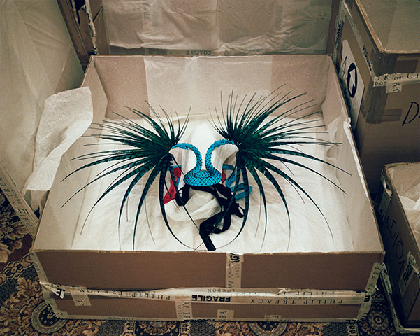 hat man gallery: Paris Fashion Week; haute coutre Orchid Collection, January 2000