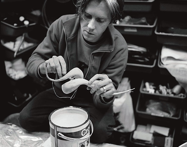 hat man gallery: In the studio, 11 November 1998