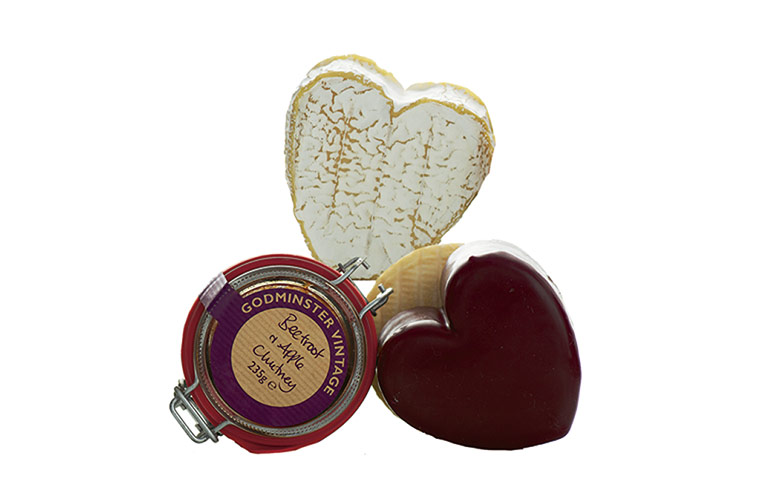 Love gifts: Selection of cheeses