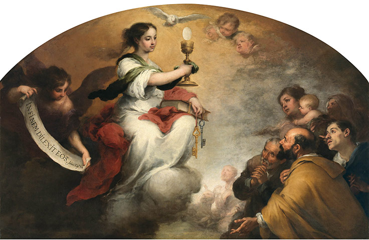 Murillo: Faith or The Church Triumphant by Murillo
