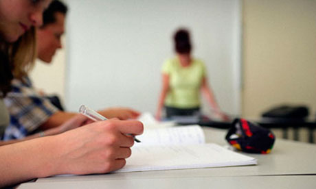 Pupils in a classroom