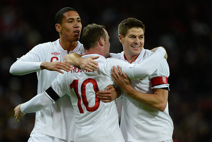 England v Brazil TJ2: Wayne Rooney celebrates