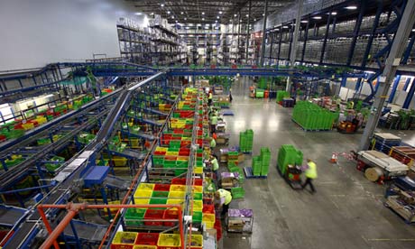 Ocado's current distribution centre in Hertfordshire