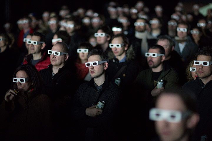 Kraftwerk: The audience in the Tate Modern's Turbine Hall