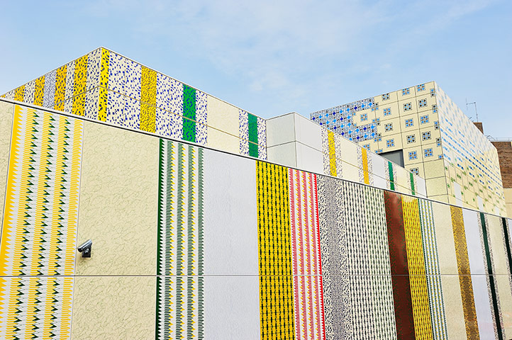 Art on the Underground: Wrapper 2012, by Jacqueline Poncelet, Edgware Road station