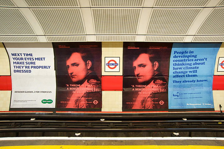 Art on the Underground: What is the City but the People? Jeremy Deller, 2009, Bethnal Green Station