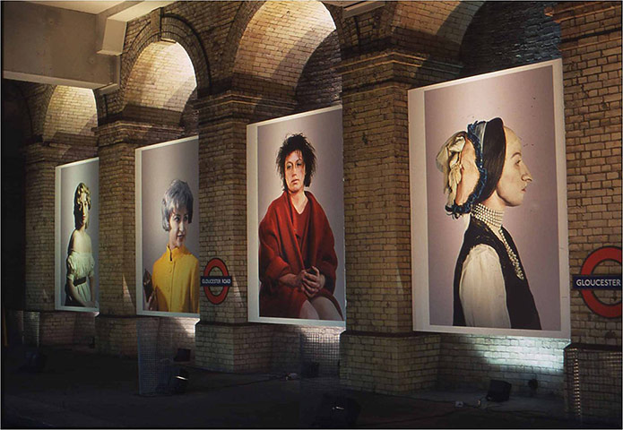 Art on the Underground: Billboard Commission, Cindy Sherman, 2003, Gloucester Road station