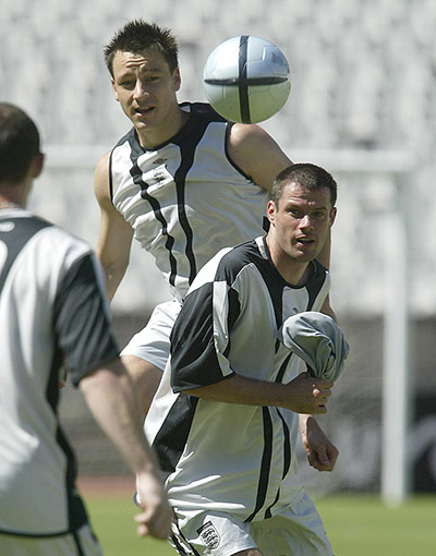 Jamie Carragher's career: Jamie Carragher, England training