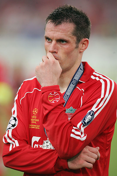 Jamie Carragher's career: UEFA Champions League Final 2007: Liverpool v AC Milan