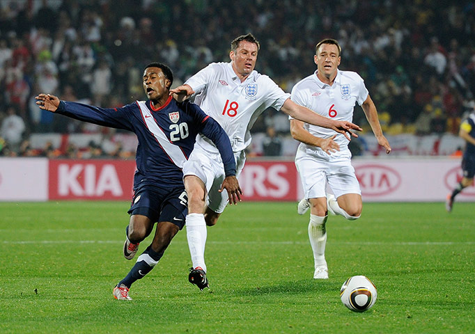 Jamie Carragher's career: England v USA: Group C - 2010 FIFA World Cup