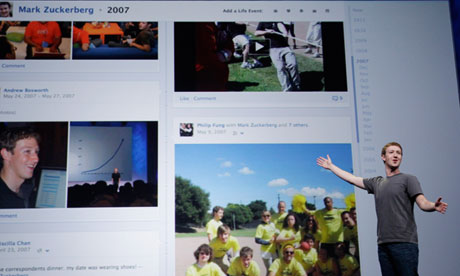 Mark Zuckerberg explains the Facebook timeline