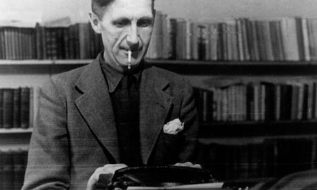 George Orwell at work