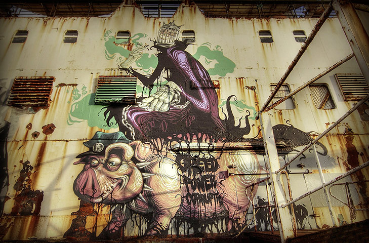 Duke of Lancaster: Duke of Lancaster Graffiti