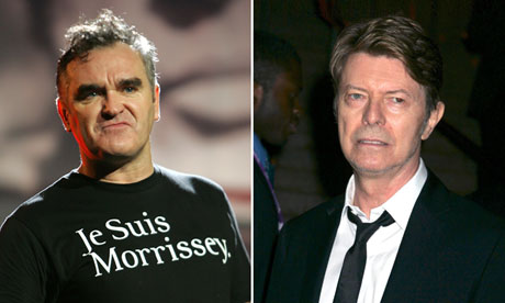 Morrissey and David Bowie