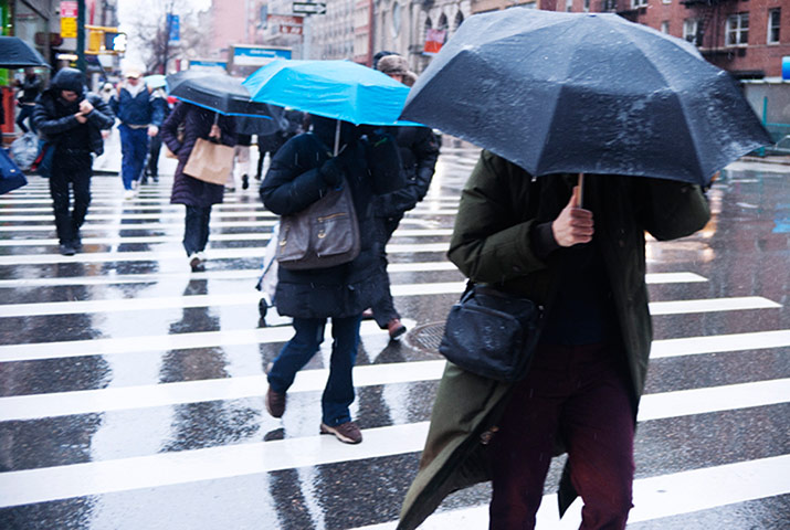 us blizzard: New Yorkers Prepare for Snowstorm Nemo