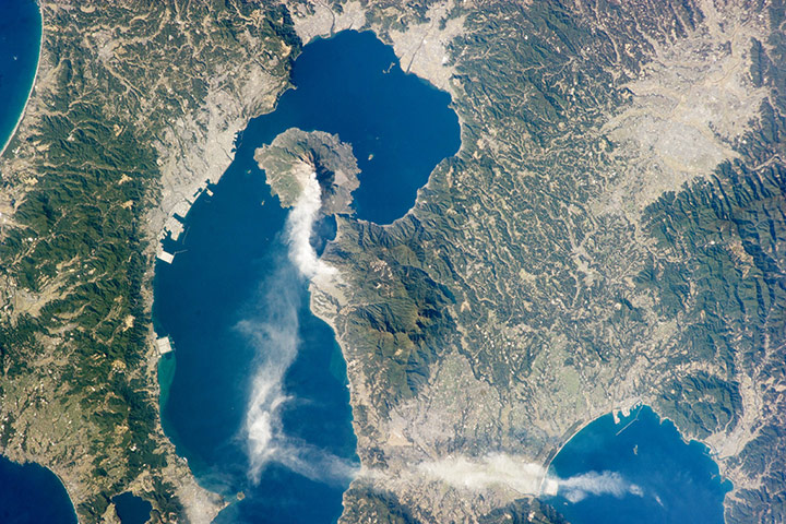 Satellite Eye: Sakurajima Volcano, Kyushu, Japan