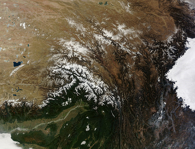 Satellite Eye: Tanggula Mountains