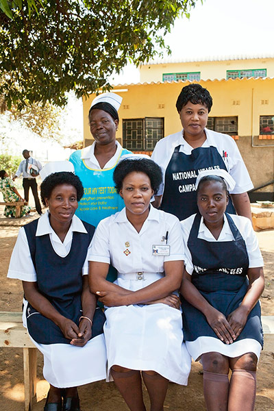 Sugar in Zambia: Sister Florence at Nakambala Urban Health Clinic, Mazabuka.