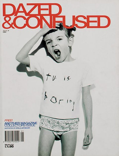 Magazine covers: Dazed and Confused: issue 7, 1994