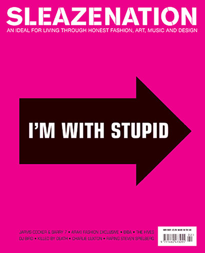 Magazine covers: Sleazenation, 2001