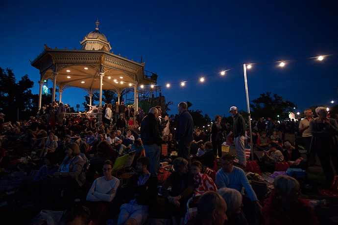 Adelaide Festival Day 1: A view of the crowd at Elder Park