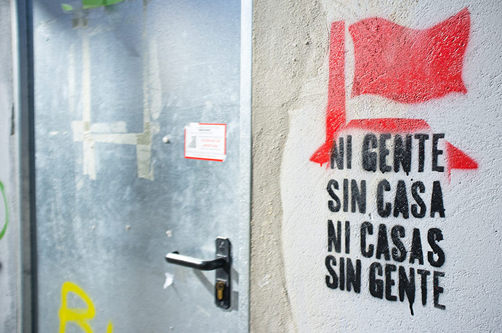 Seville corralas: Stencil