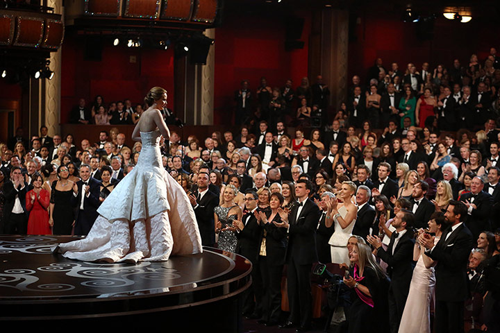 20 Photos: Jennifer Lawrence accepts the best actress award