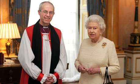 Justin Welby meets Queen on his first day in office