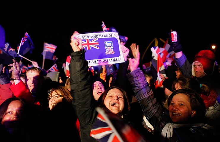 Falkland Islands: Falkland islanders react after hearing the results