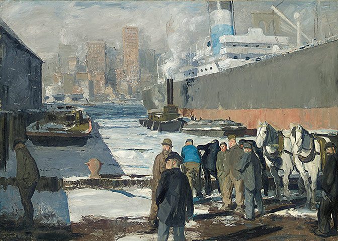 George Bellows: George Bellows, Men of the Docks, 1912