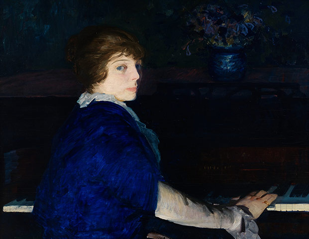 George Bellows: George Bellows, Emma at the Piano, 1914