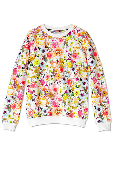 Bright clothes: Bright clothes for bad weather floral MSGM jumper