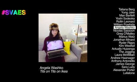 Vine art display Angela Washko