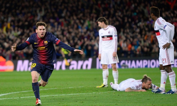 Messi celebrates