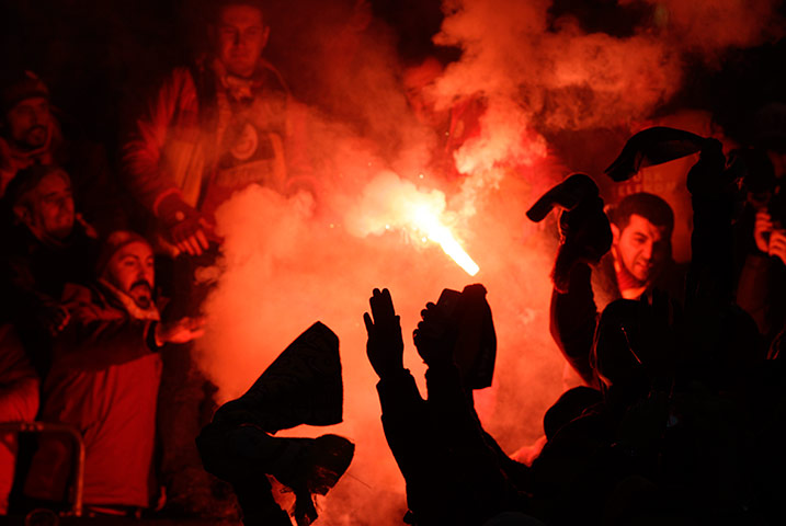 schalke: Galatasaray fans
