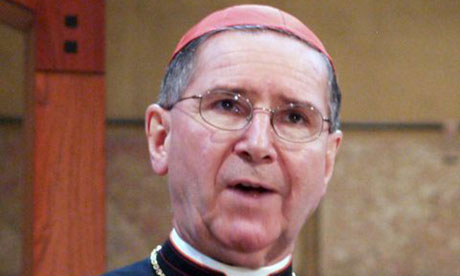 Cardinal Roger Mahony, who is in Rome electing the next pope