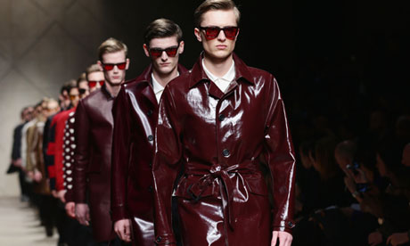Burberry Prorsum's menswear show at Milan fashion week in January