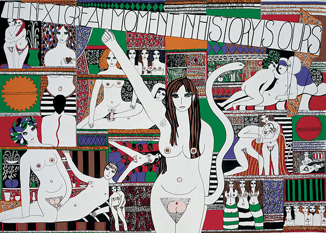 Dorothy Iannone: The Next Great Moment In History Is Ours, 1970