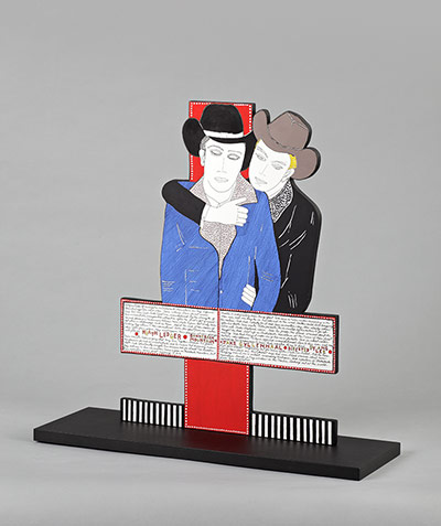 Dorothy Iannone: Brokeback Mountain, 2010, from the series movie people