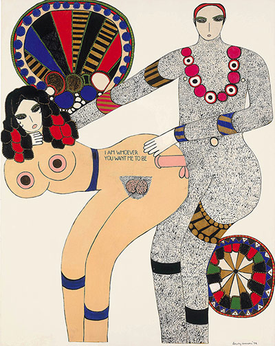 Dorothy Iannone: I Am Whoever You Want Me To Be, 1970 to 71