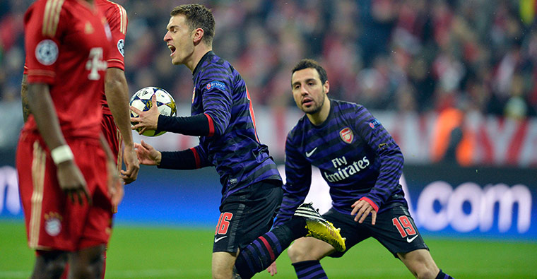 Arsenal v Bayern: Aaron Ramsey